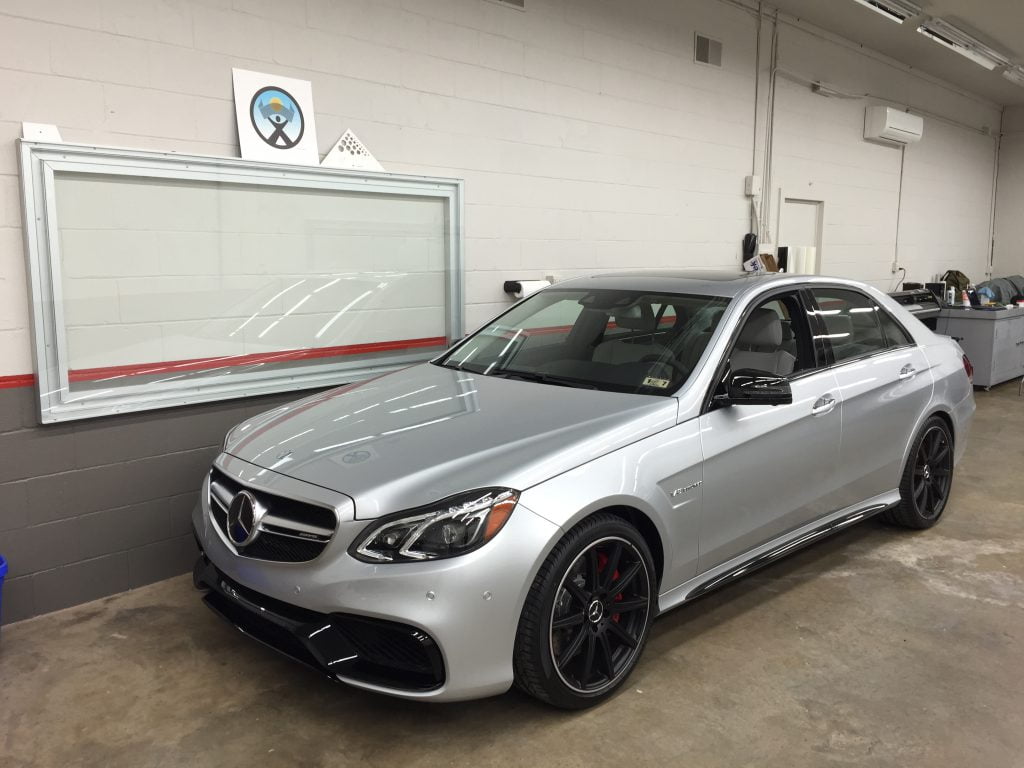 silver mercedes paint protection